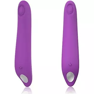 OMEKIIDA Female Masturbator Vibrator Silicone USB Charging with 9 Vibration G Spot Vibrator Massage Sex Toys for Women (Purple)