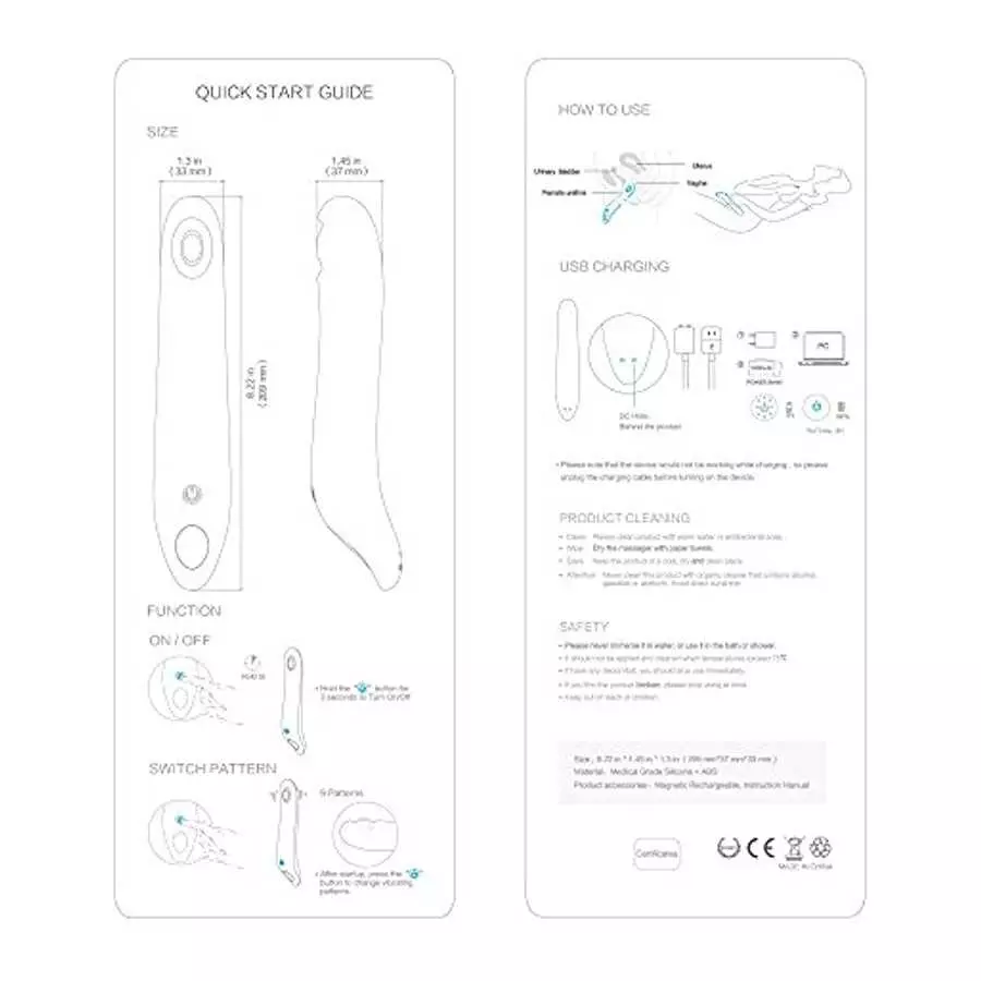 OMEKIIDA Female Masturbator Vibrator Silicone USB Charging with 9 Vibration G Spot Vibrator Massage Sex Toys for Women (Purple)