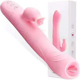 G Spot Vibrator Stimulator for Women Toy Rose Sucking Telescopic Sucker Vibrating Swing stimulating pleasurable Heat Toys Silico