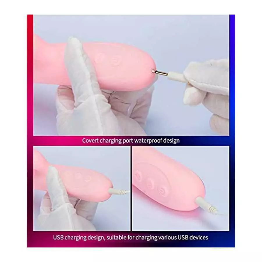 G Spot Vibrator Stimulator for Women Toy Rose Sucking Telescopic Sucker Vibrating Swing stimulating pleasurable Heat Toys Silico