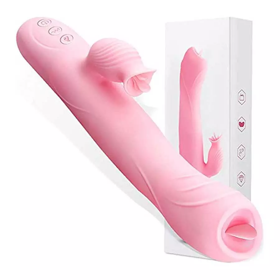 Stimulator for Women Licking and Sucking Toy Rose Vibrator Telescopic Sucker Clitoralis stimulating Training Vibrating G spot Vi Stimulator for Women Licking and Sucking Toy Rose Vibrator Telescopic Sucker Clitoralis stimulating Training Vibrating G spot Vi