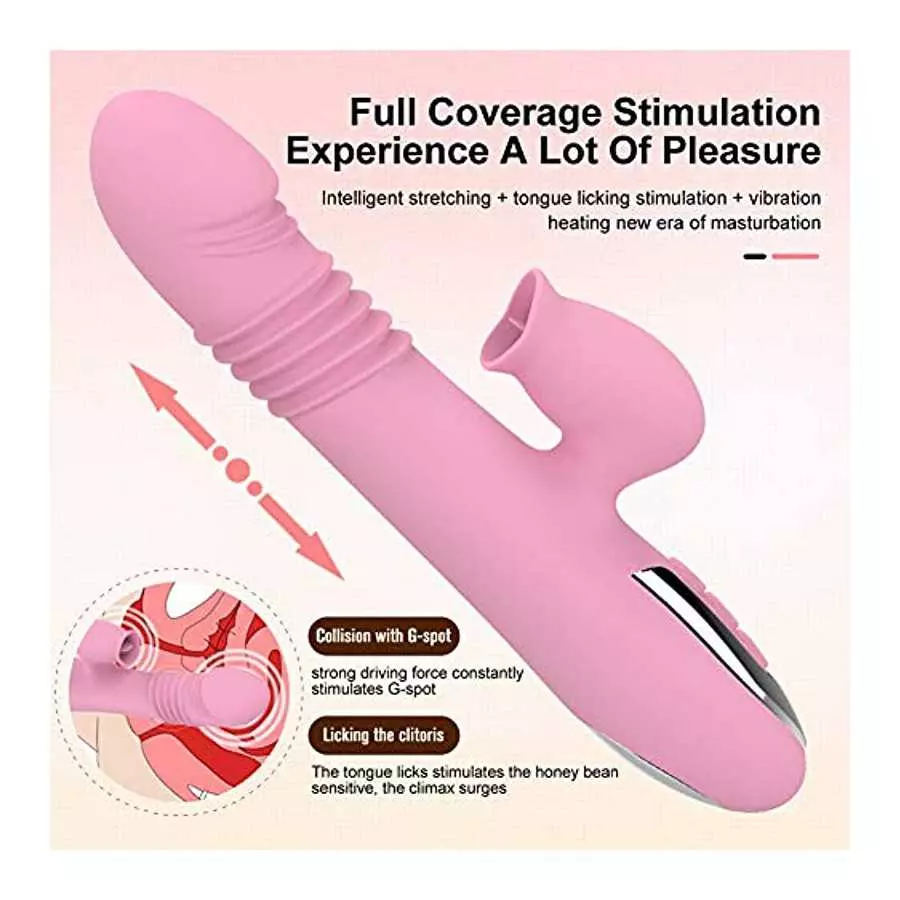 Thrusting G Spot Rabbit Vibrator for Women Sex Toy Couples Rechargeable Vibrations Fun Patterns G-spot Vibrating Vibration Anal 