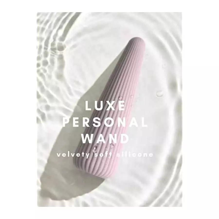 Rechargeable Personal Massager Wand - Quiet & Waterproof - Multi-Speed - Velvet Soft Silicone - Phthalate & Latex Free - Modern 