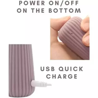 Rechargeable Personal Massager Wand - Quiet & Waterproof - Multi-Speed - Velvet Soft Silicone - Phthalate & Latex Free - Modern 