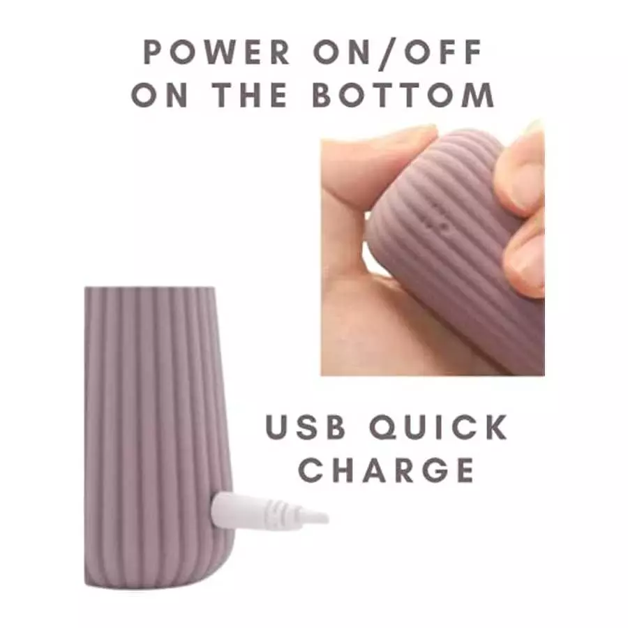 Rechargeable Personal Massager Wand - Quiet & Waterproof - Multi-Speed - Velvet Soft Silicone - Phthalate & Latex Free - Modern 