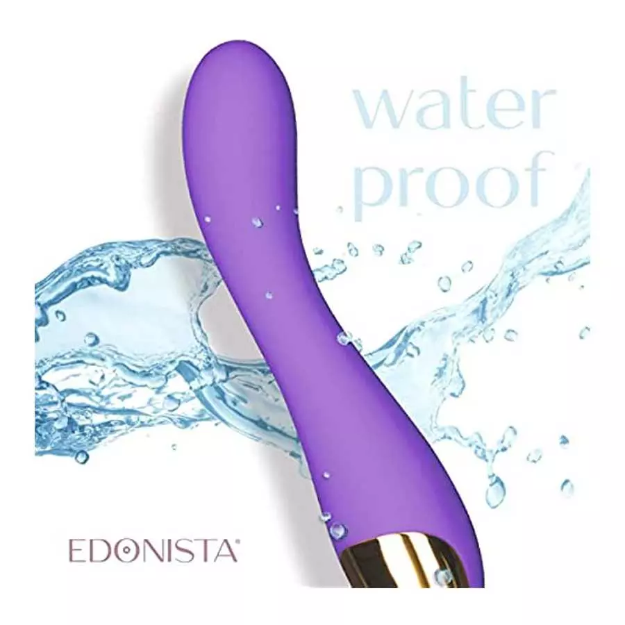 Edonista - Geneve - G Spot Vibrator (Purple & Gold)