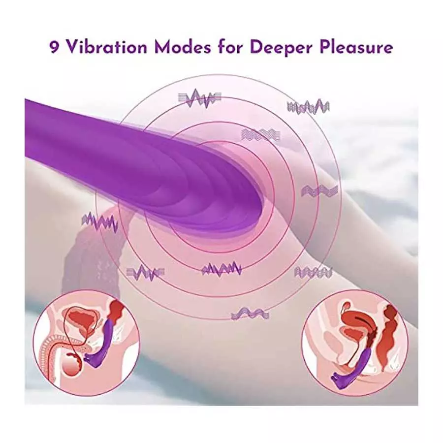 G Spot Vibrator with Innovative Gyrating Clitorals Stimulator, 9 Pleasure Modes, with Trio of Fondling Nubs, Rechargeable Adult 
