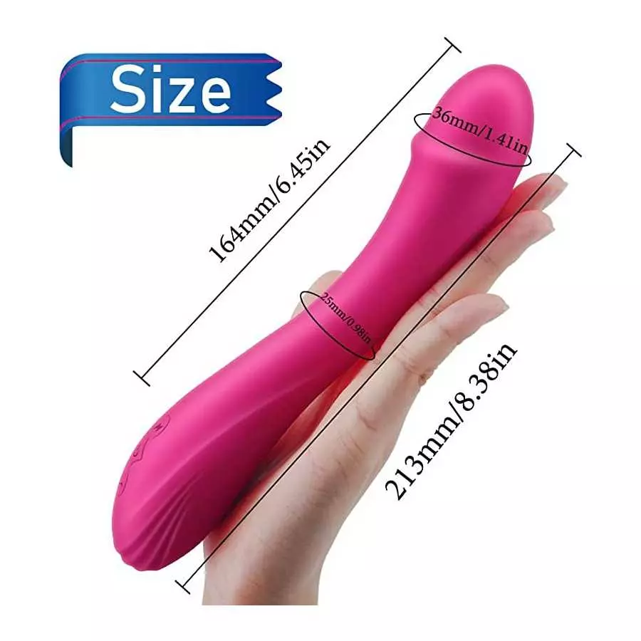 G Spot Vibrator, Dildo Toys with Modes for in Waterproof, Sensory Toys Birthday Gifts for Woman-(Red)
