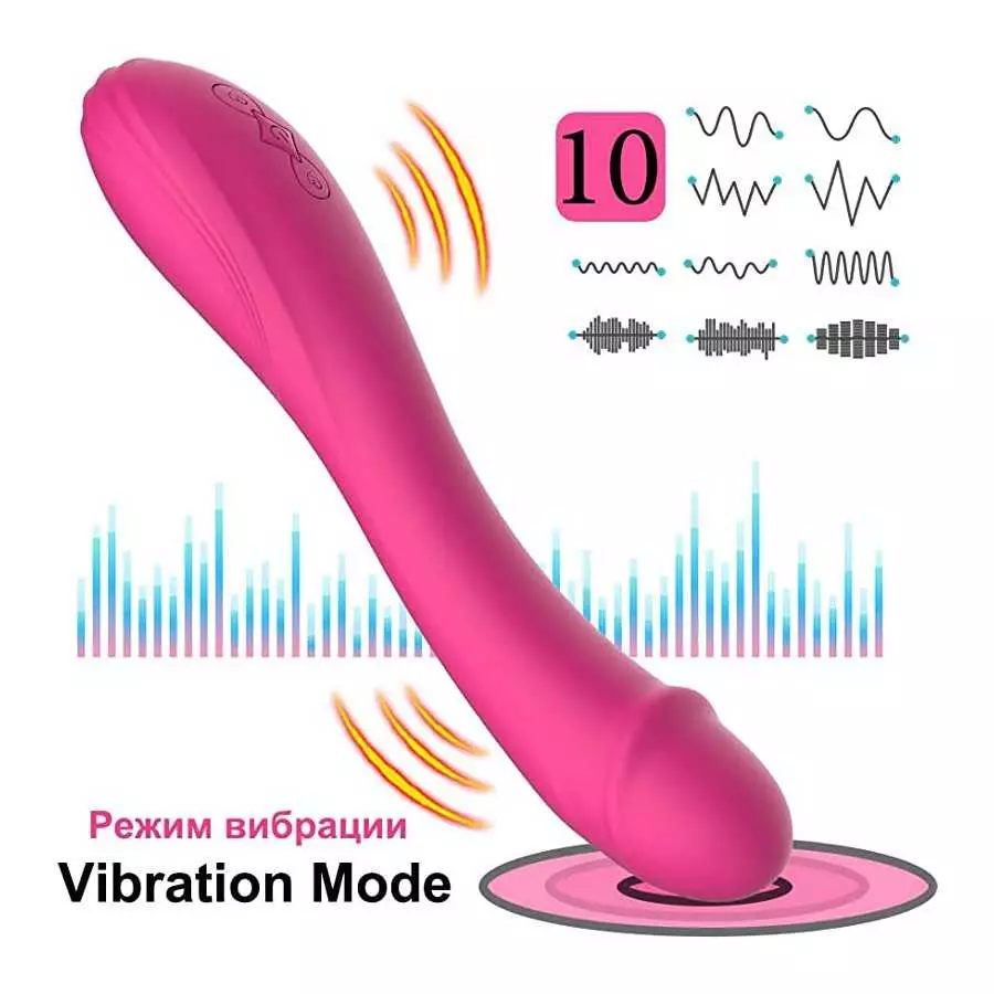 G Spot Vibrator, Dildo Toys with Modes for in Waterproof, Sensory Toys Birthday Gifts for Woman-(Red)