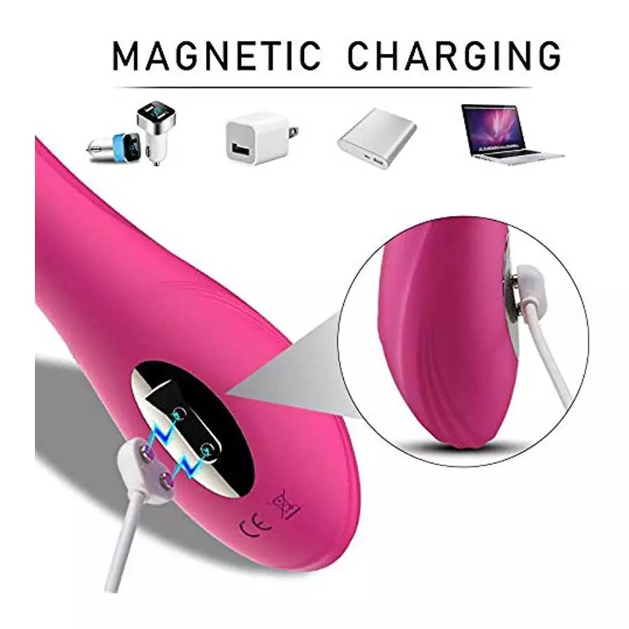 G Spot Vibrator, Dildo Toys with Modes for in Waterproof, Sensory Toys Birthday Gifts for Woman-(Red)