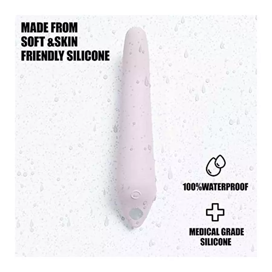 Sakulove Spin Clitoral and G-Spot Vibrator, Quiet & Waterproof, Rechargeabl, Rotation Vibration, (Pink)