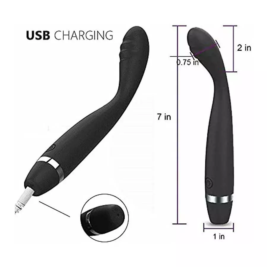 [WALLER PAA] Slim Bendable Clitoral G Spot Vibrator Massager Wand Beginner Sex Toys for Women