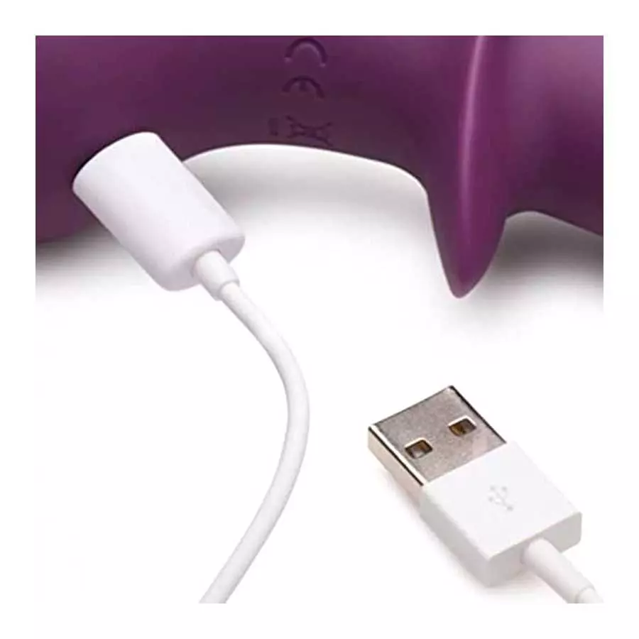 Rumblers 10x G-spot Silicone Vibrator for Women. Sex Toys for Female Pleasure & Couples Toy for Adults. Premium Silicone Vibrati