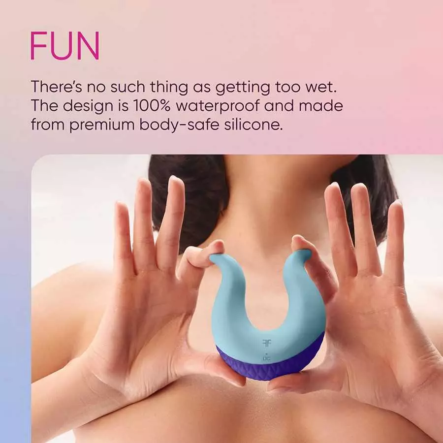 Femme Funn Volea fluttering tips vibrator feel butterflies from head to curling toes. Made from premium silicone Volea’s targete