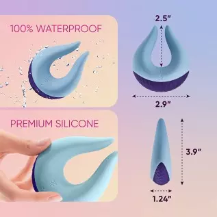 Femme Funn Volea fluttering tips vibrator feel butterflies from head to curling toes. Made from premium silicone Volea’s targete