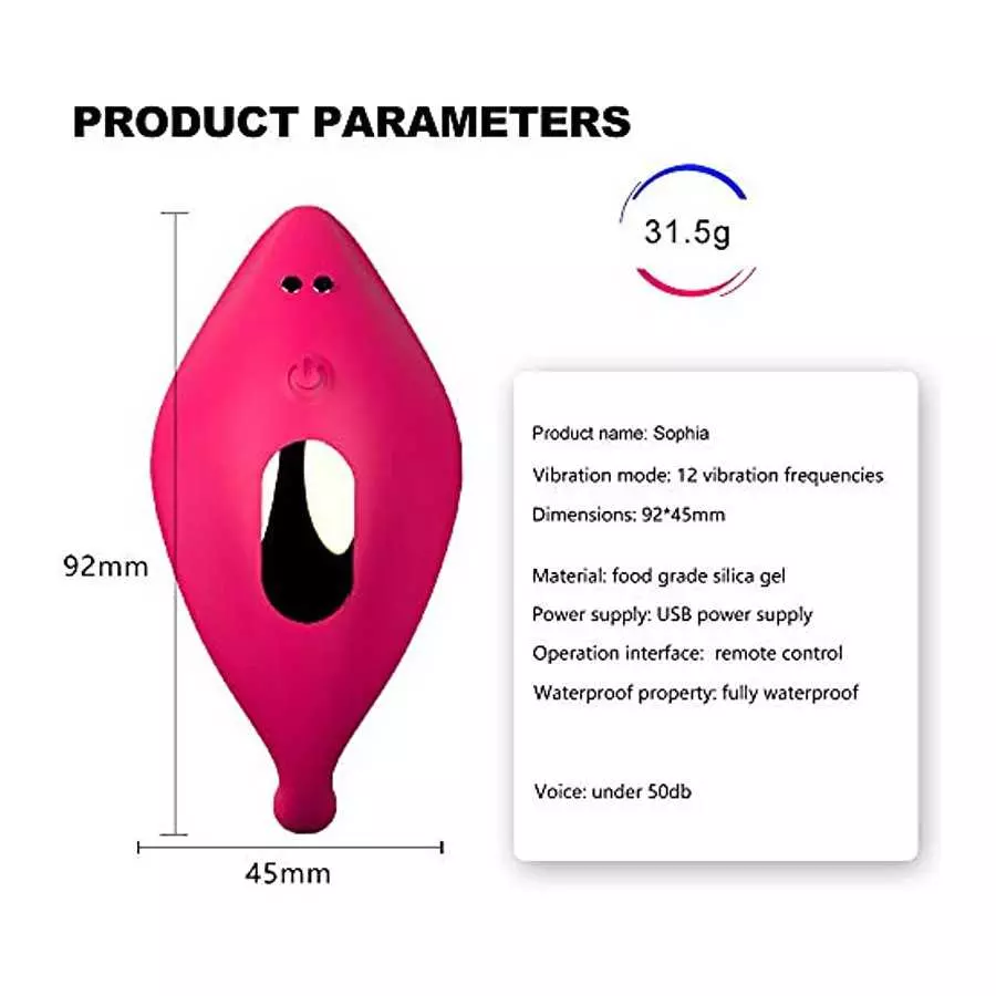 Remote Vibrator, G-Spot Vibrator (Pink)