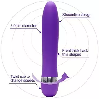Women G-Spot Vibrator Bullet Dildo Multispeed Female Clit Massager Adult Sex Toy