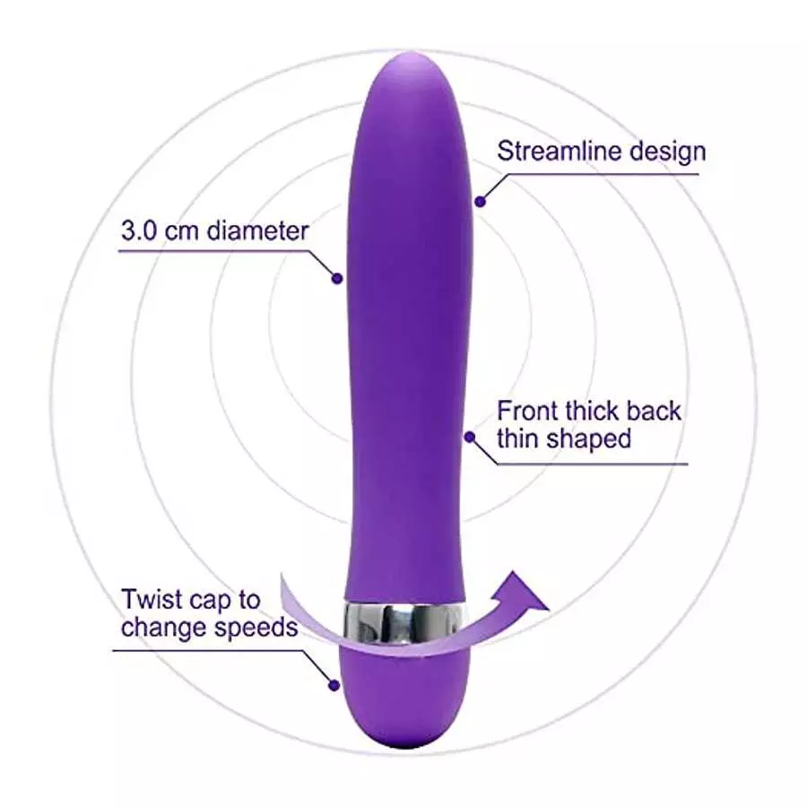 Women G-Spot Vibrator Bullet Dildo Multispeed Female Clit Massager Adult Sex Toy