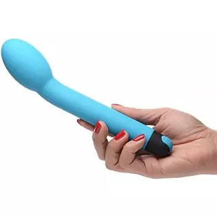 Lynx 10X Silicone G-Spot Vibrator - Blue