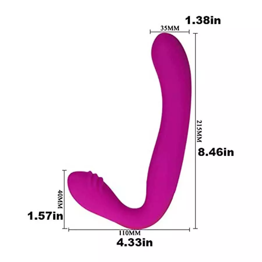 G-Spot Vibrator with 30 Vibration Modes, Silicone Rechargeable Adult Sex Toy Curved Shaft Dual Motor Vibrator