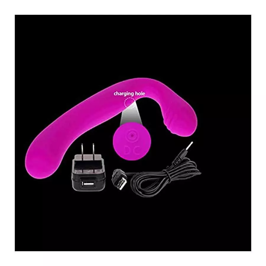 G-Spot Vibrator with 30 Vibration Modes, Silicone Rechargeable Adult Sex Toy Curved Shaft Dual Motor Vibrator
