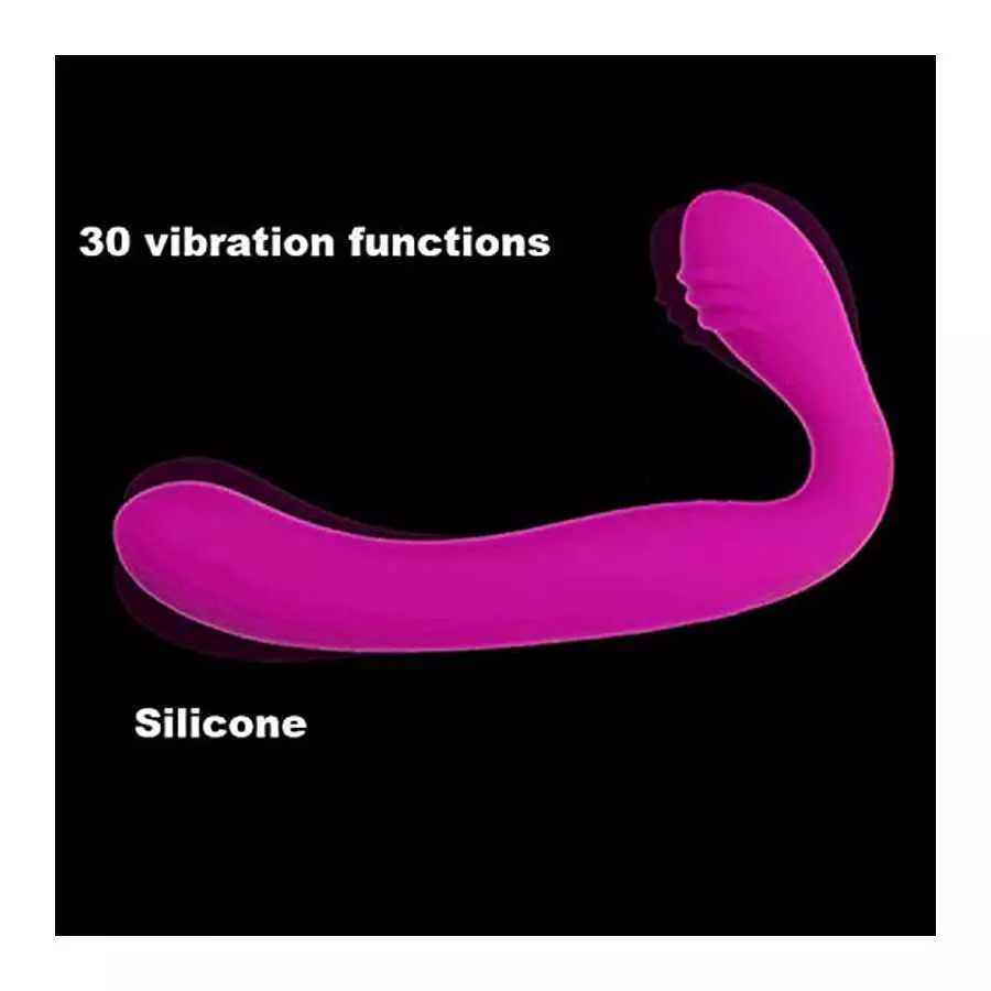 G-Spot Vibrator with 30 Vibration Modes, Silicone Rechargeable Adult Sex Toy Curved Shaft Dual Motor Vibrator