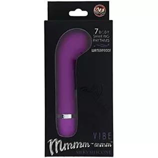 MMMM-MMM G-Spot Vibrator - Lavender with Free Bottle of Adult Toy Cleaner