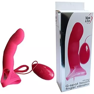 Adult Sex Toys A&E G-Spot Touch Finger Vibrator Pink