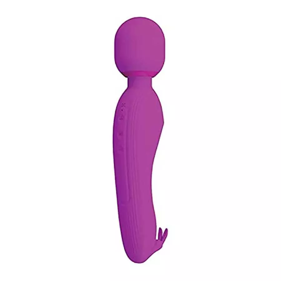 Pretty Love Silicone Rechargeable Wand Vibrator - Fuchsia