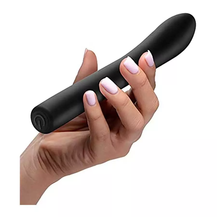 Inmi 5 Star 9X Come-Hither G-spot Silicone Vibrator - Black