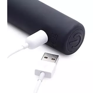 Inmi 5 Star 9X Come-Hither G-spot Silicone Vibrator - Black