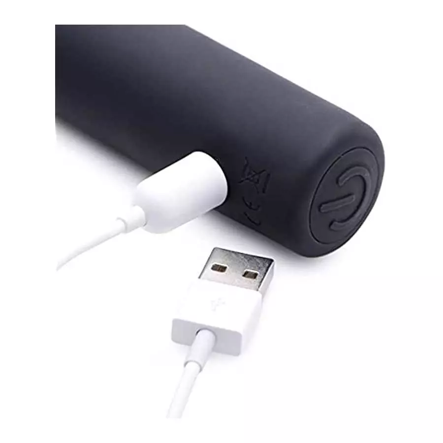 Inmi 5 Star 9X Come-Hither G-spot Silicone Vibrator - Black