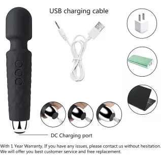 RoHS Wand Massager for Women-Men,8 Speeds & 20 Vibration Patterns, Quiet Modes, Handheld Cordless, Waterproof, for Shoulder, Nec RoHS Wand Massager for Women-Men,8 Speeds & 20 Vibration Patterns, Quiet Modes, Handheld Cordless, Waterproof, for Shoulder, Nec