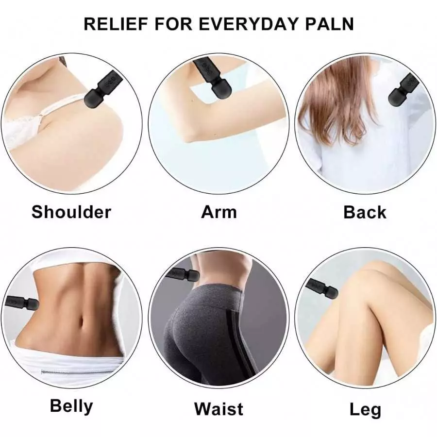 RoHS Wand Massager for Women-Men,8 Speeds & 20 Vibration Patterns, Quiet Modes, Handheld Cordless, Waterproof, for Shoulder, Nec