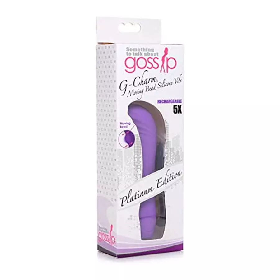 Curve Novelties Gossip G-Charm Moving Bead Silicone Vibrator