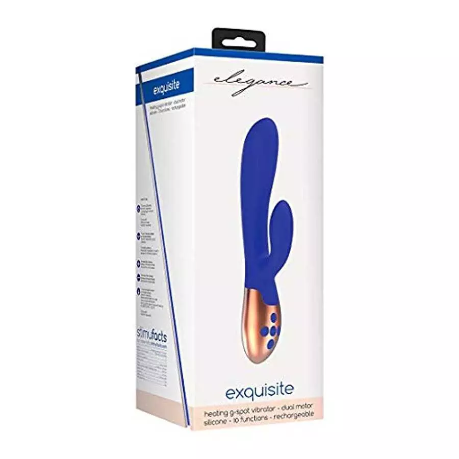 Shots Toys Heating G-spot Vibrator - Exquisite (Blue)