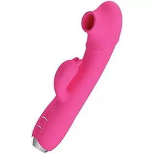 Pretty Love Regina Pulsing Rabbit with Suction Attachment - Pink
