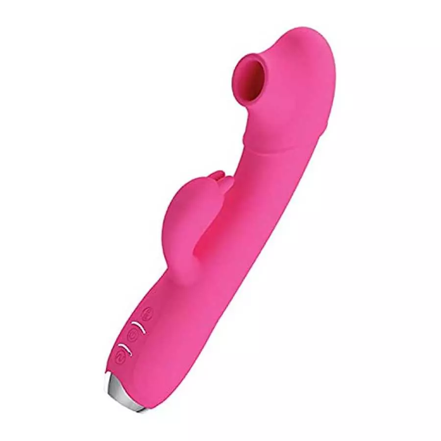 Pretty Love Regina Pulsing Rabbit with Suction Attachment - Pink Pretty Love Regina Pulsing Rabbit with Suction Attachment - Pink