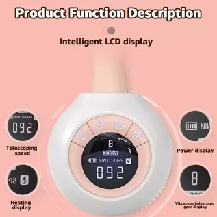 Realistic Dildo Wireless Remote Heating Thrusting Vibrator Automatic Telescopic Penis Sex Mixer Machine Adult Sex Toys for Women