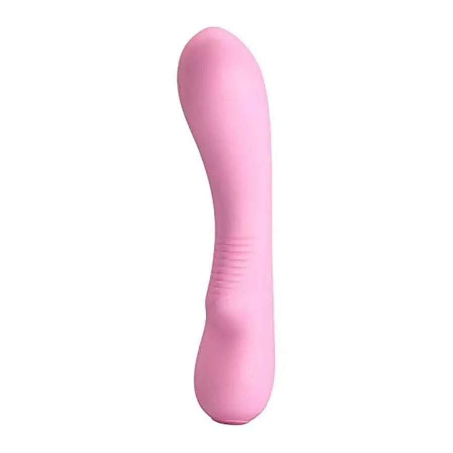 Pretty Love Matt 12 Function Silicone Flex USB Rechargeable Vibrator - Pink