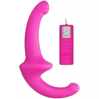 Ouch! by Shots America - Vibrating Silicone Strapless Strapon - Pink