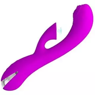 Pretty Love Roy Roller Ball Silicone Rechageable G-Spot Rabbit Style Vibrator