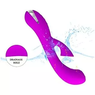 Pretty Love Roy Roller Ball Silicone Rechageable G-Spot Rabbit Style Vibrator