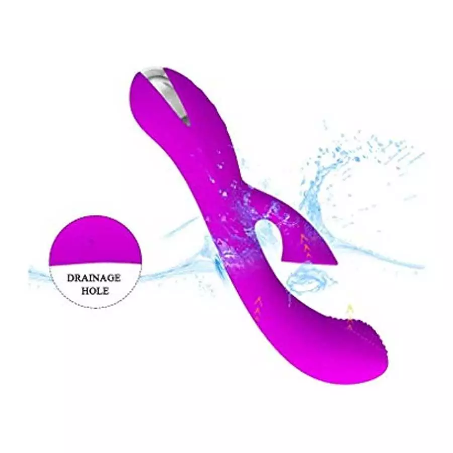 Pretty Love Roy Roller Ball Silicone Rechageable G-Spot Rabbit Style Vibrator