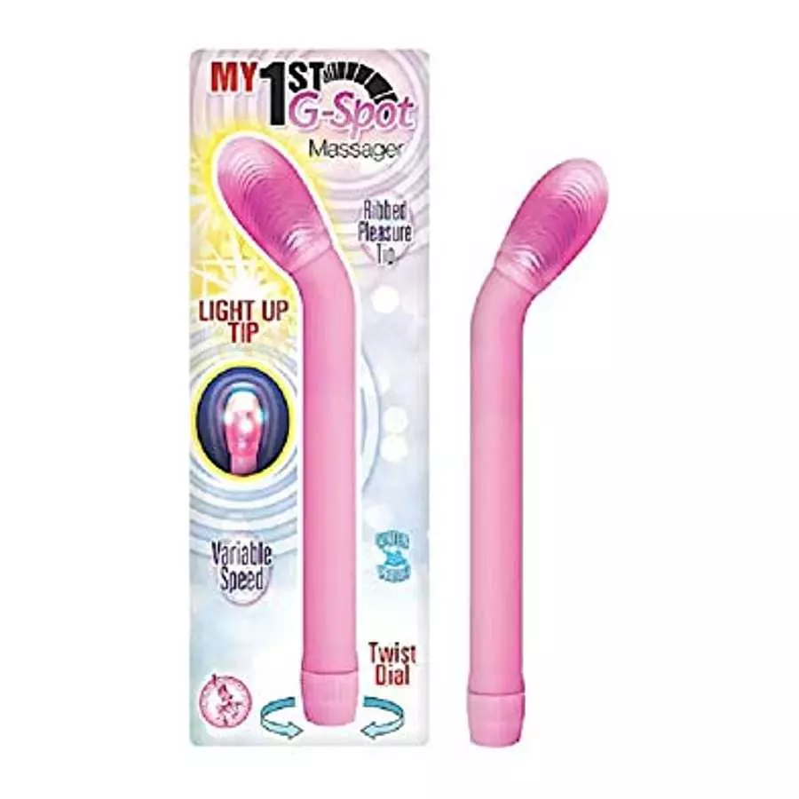 My 1st G-Spot Light up Massager Vibe (Pink) with Free Bottle of Adult Toy Cleaner My 1st G-Spot Light up Massager Vibe (Pink) with Free Bottle of Adult Toy Cleaner