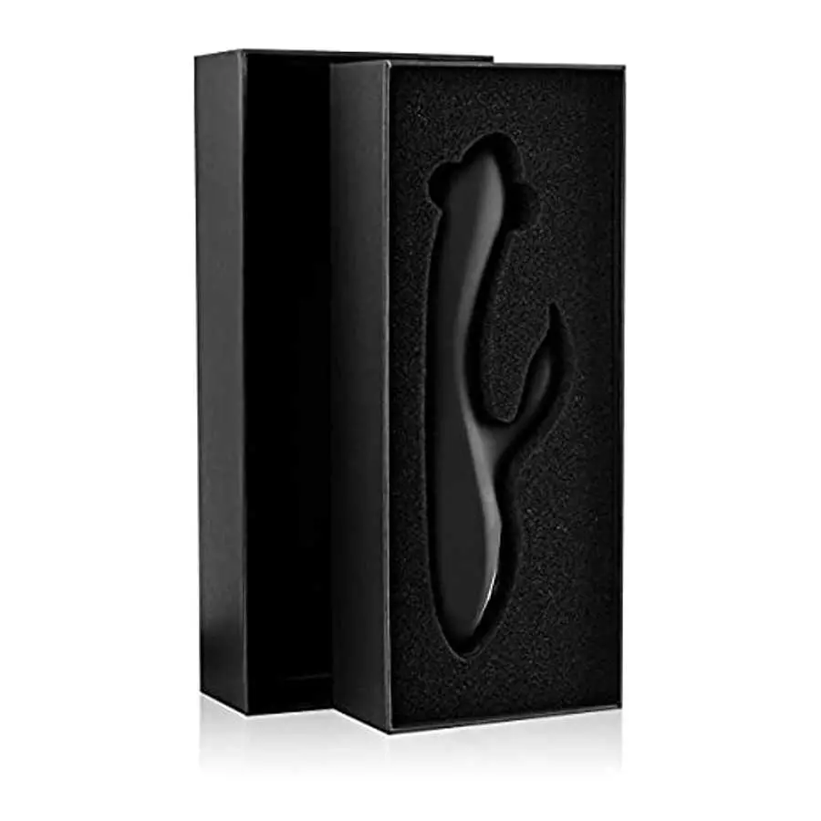 Sway Vibes No. 2 Vibrant Toy Black Therapeutic Cordless Vibrator with 12 Multi-Speed Vibration Modes. 22,5 cm, G Spot Vibrator S