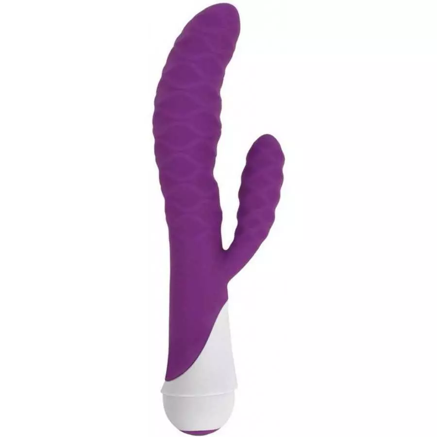 Ivy 20x Wavy Silicone Rabbit Vibe- Purple Ivy 20x Wavy Silicone Rabbit Vibe- Purple