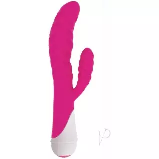 Ivy 20x Wavy Silicone Rabbit Vibe- Purple