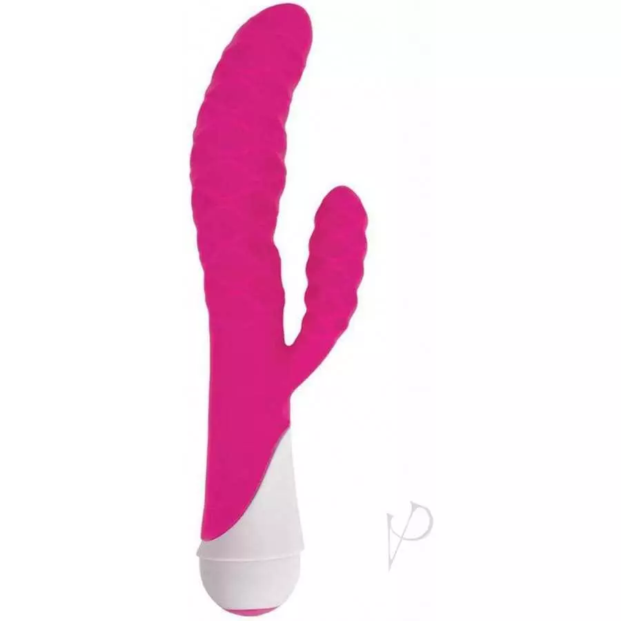 Ivy 20x Wavy Silicone Rabbit Vibe- Purple