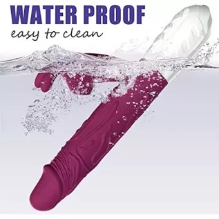 Realistic Rabbit Vibrator Dildo for Women Vaginal Health G Spot Vibrator with Bunny Ears 7 Vibrations,Waterproof Clitoral Stimul